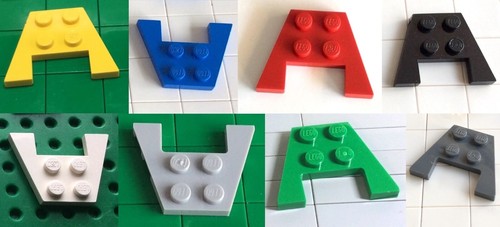 Lego flügelplatte 3x4 - -,