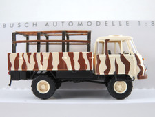 Busch 50226 Robur LO 2002 A Pritsche (1973) "Safari" in creme 1:87/H0 NEU/OVP 