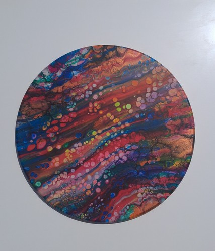 Handarbeit gemälde fluid - fluid, art