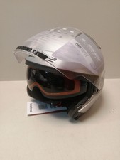 Motorradhelm LS2, jethelm Copter mat silver, XXL