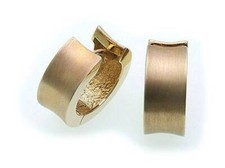 Ladies earrings hinged hoop - earrings,