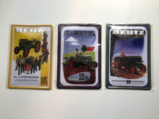 3 Stück Deutz  Blechschilder