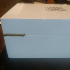 Schmuckdose - Lack - Creme m Gold ,Samt u Spiegel 26 x 15 cm elegant groß