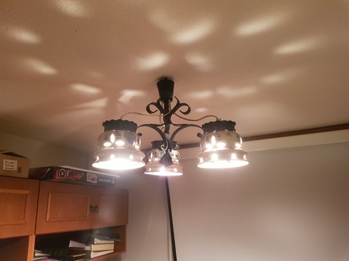 Ddr schmiedeeisen deckenlampe - schmiedeeisen,