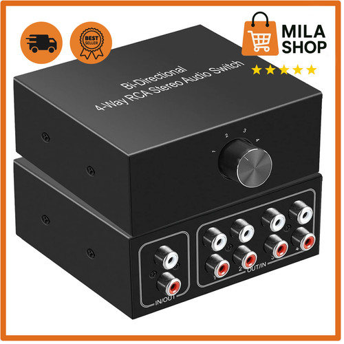 Cinch rca audio switch - cinch,