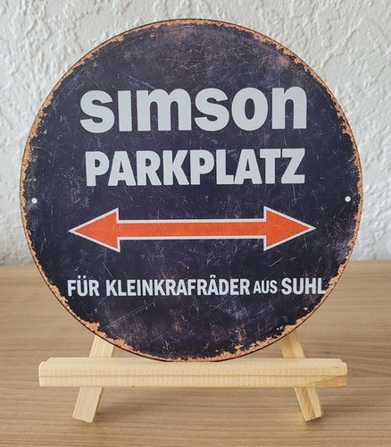 Simson blechschild ø - simson, ---