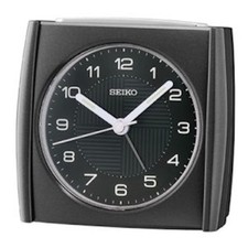 Seiko QHE205J Wecker Quarzwecker Analog Alarm Zifferblattbeleuchtung Schwarz