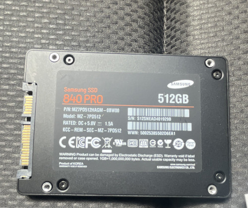 Samsung 840 pro 512gb - samsung,