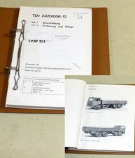 LKW Betriebsanleitung  MAN 10t mil ,  Bundeswehr TDv  + Ladekran 1t