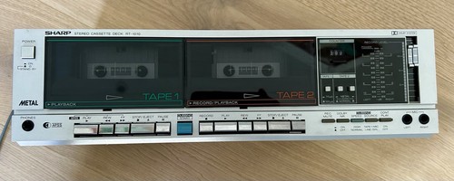 Sharp stereo cassette deck - sharp,