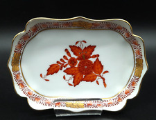 Herend Ungarn Apponyi orange kleine Schale Nr. 7798 Handmalerei Teller