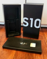 Samsung Galaxy S10 Verpackung Prism White OVP Gebrauchsanweisung SIM Eject Pin
