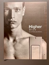 Higher Dior Eau De Toilette Homme Werbeanzeige 2002 Vintage Ad Werbung Reklame