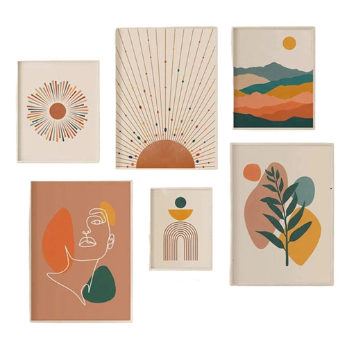 Abstrakte boho poster - abstrakte,