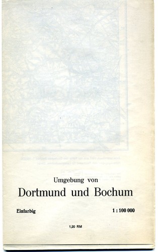 Reichskarte 100 000 - 1:100.000, umgebung