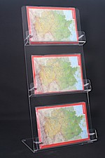 3-Fach Postkartenständer DIN