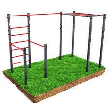 Calesthenics Turnstange I Turnreck mit Barren, Sprossen, Klimmzug & Leiter