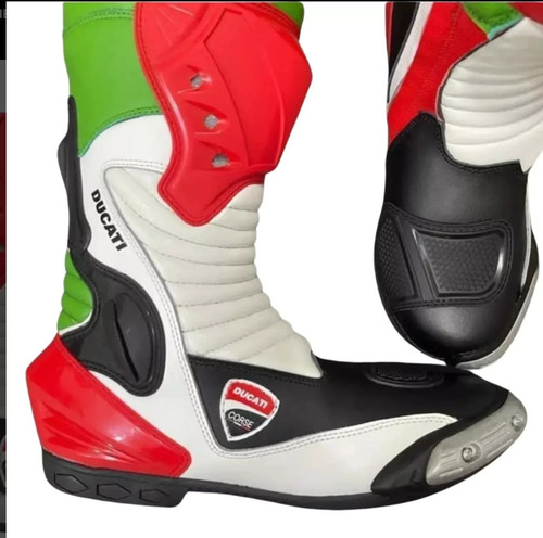 Ducati leder rennstiefel für - leder-rennstiefel,