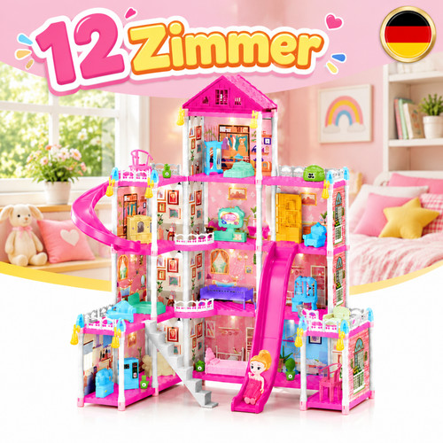 Puppenhaus etagen 12zimmer - etagen,