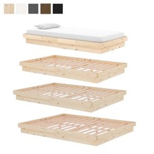 Massivholzbett Bettgestell Holzbett Einzelbett Doppelbett Futonbett Jugendbett