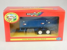 Britains 1/32 40797 12-Ton Marston Silage Trailer + Box - 131447