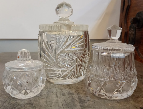 Vintage kristallgläschen mit - vintage,