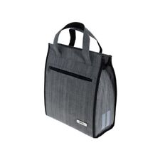 Gepäckträgertasche Fahrrad Einkaufstasche Shoppingbag Retro grau grey