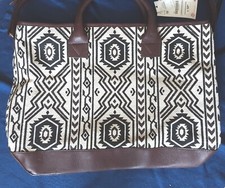 Zara Ledertasche - Shopper *Etno/ Boho Tasche* Farbe Bordeaux* Mit ETIKETT 