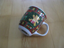 M-Design Kaffeebecher Motiv Weihnachten Bären 10 cm hoch grün rot Kaffeetasse