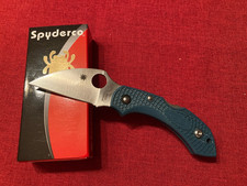 Spyderco Dragonfly 2 Wharncliff Lightweight k390 blaue Griffschalen