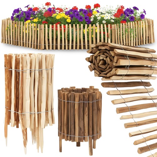 Staketenzaun holz mit rinde - staketenzaun,
