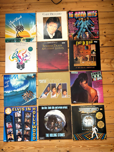 Vinyl schallplatten sammlung - vinyl,