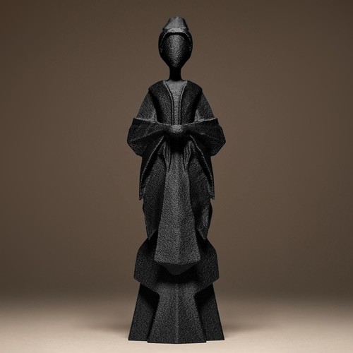 Geisha decor statue - geisha,