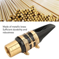 Altsaxophon-Mundstück-Set Metall-Messing-Altsaxophon-Mundstück Mit Kappenligatur