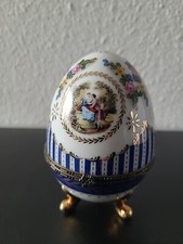 Porzellan Schmuckei Deko Ei