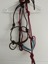 2er Set Knotenhalfter fürs Pferd, Full,