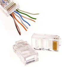 RJ45 Cat 5e/Cat 6 PASS-THROUGH