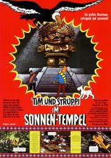 HERGÉ (†) - * TIM und STRUPPI im Sonnentempel * - ORIGINAL in DIN A 1