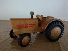 DDR VEB Fwf Fröbel Holz Traktor Holztraktor Vero Olbernhau Holzspielzeug