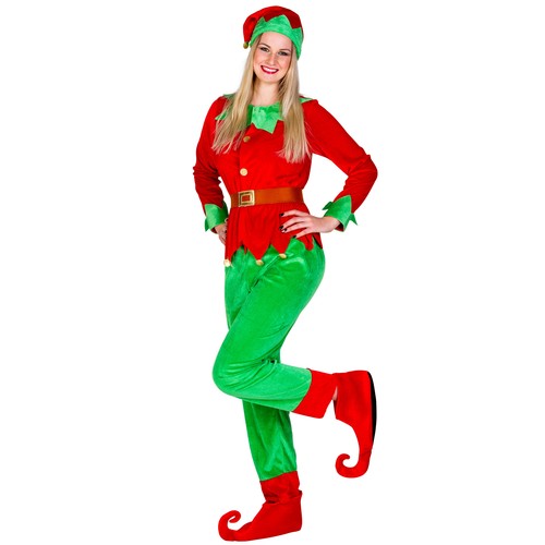 Frauenkostüm weihnachtselfe - frauenkostüm,