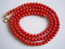 Kette Koralle Kugel 18K 750