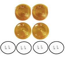 SET Kappe vorn + hinten für Blinker für Simson S50 S51 MZ TS ETZ - orange