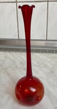 Glas Vase, rot kräftig