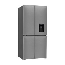 Exquisit Kühlschrank-Gefrierschrank-Kombination MD430-100-WS-200E inoxlook