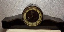 Antike Kaminuhr Uhr FM Fine Sonneberg DDR 1960er Gong mit Schlüssel Funktioniert