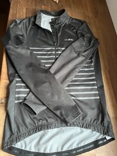 Radtrikot langarm grau unisex dhb - M -