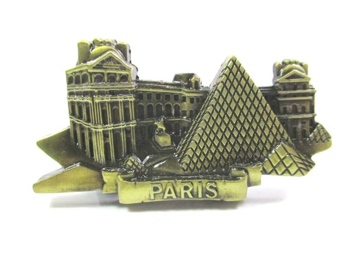 Paris magnet metall louvre - metall,