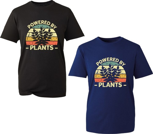 Powered plants shirt - plants, t-shirt