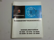 IHC Dieselmotoren D-155,D-179,D-206,D-239,D-310,D-358 Orig.Werkstatthandbuch 71 