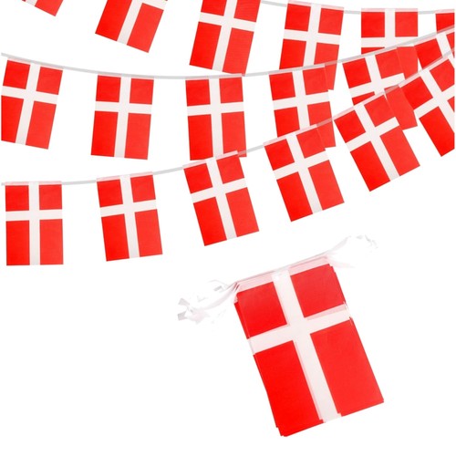 Dänemark wimpelkette 10m - dänemark,